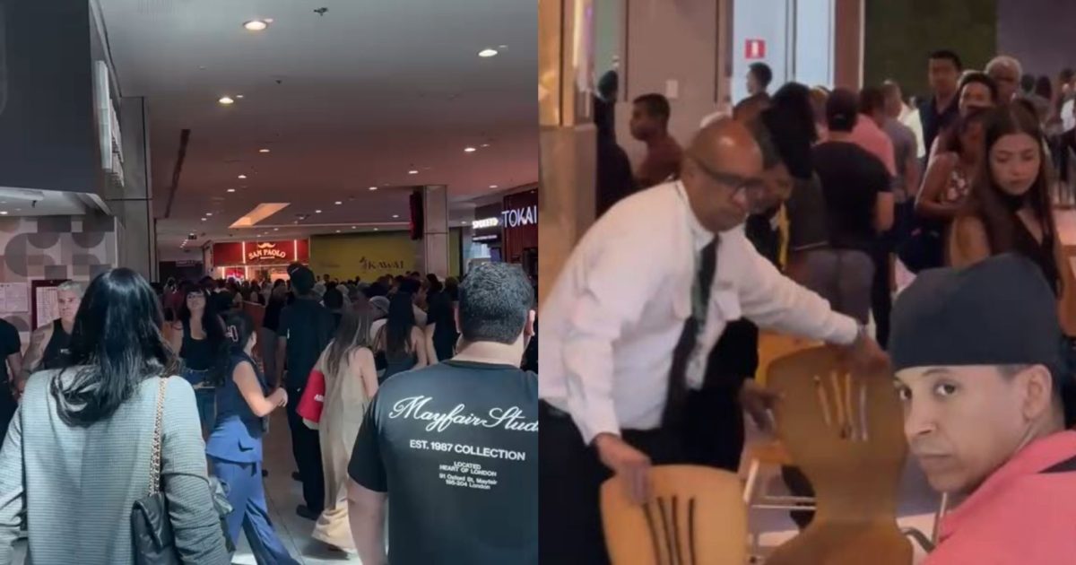 VÍDEO: Incidentes com maçarico culinário deixa dois feridos em restaurante do Salvador Shopping