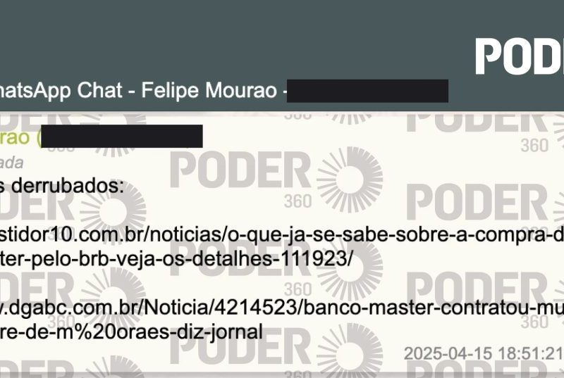 Vorcaro e Sicário atuaram para promover Master e derrubar notícias
