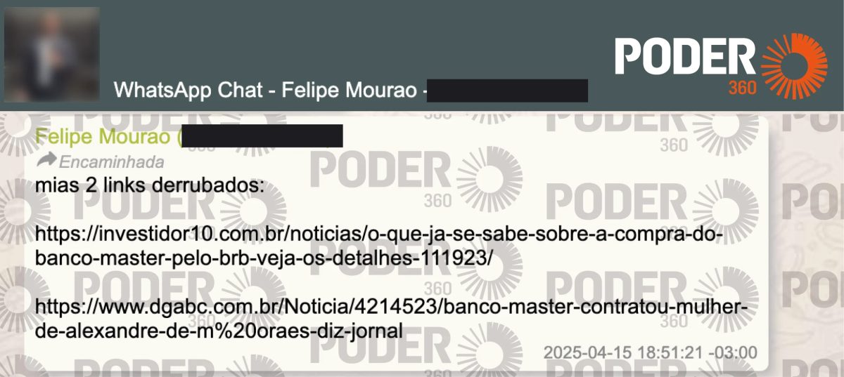 Vorcaro e Sicário atuaram para promover Master e derrubar notícias
