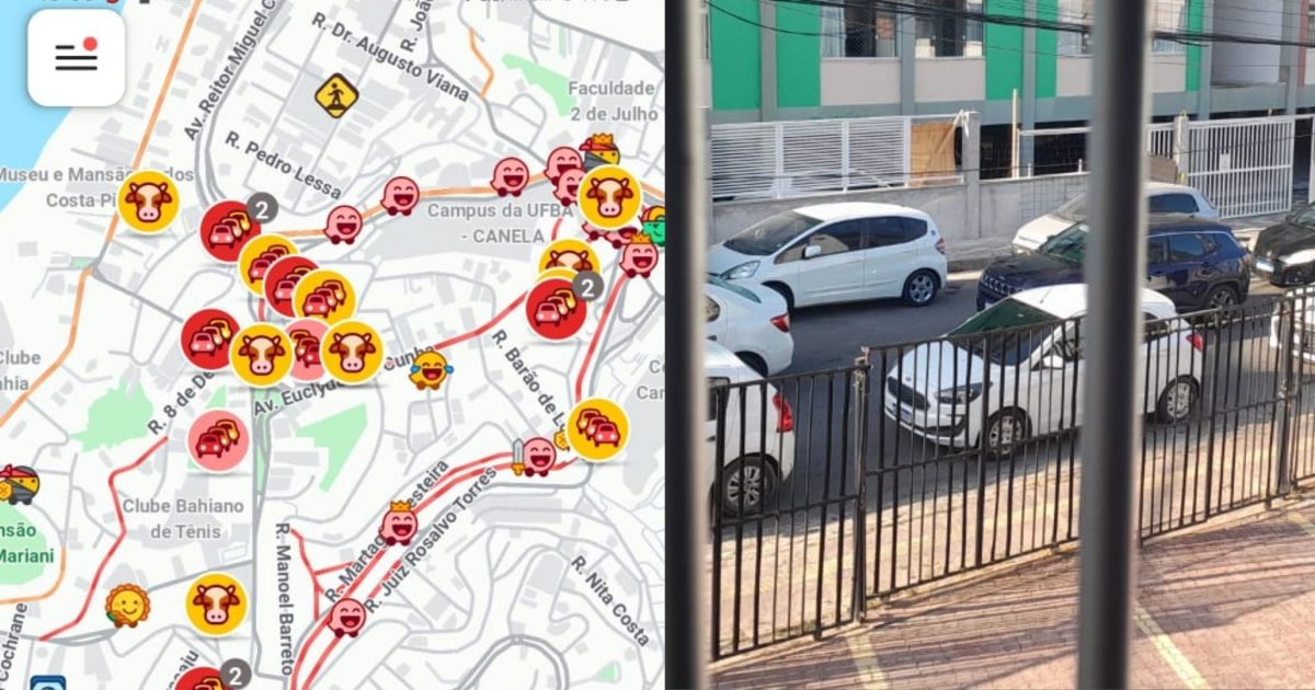 Waze registra diversos alertas de “animal na pista” durante ato pró-Bolsonaro na Barra, em Salvador