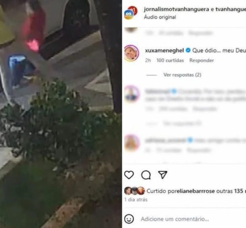 Xuxa comenta caso de pastor agredido por estar com camiseta vermelha no dia da eleição em Goiânia: ‘Que ódio… meu Deus’